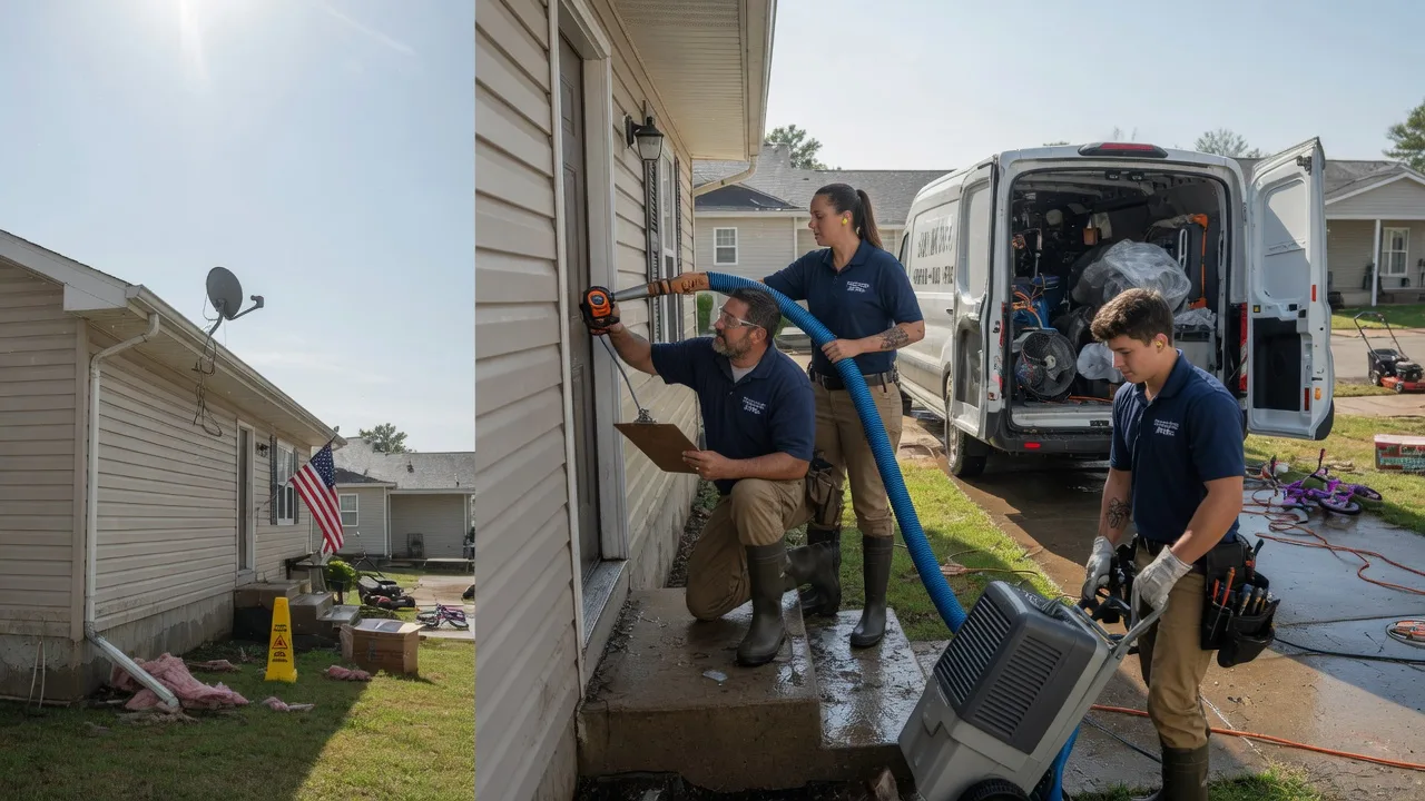 Ceiling Water Damage Restoration in Polk, MO near me